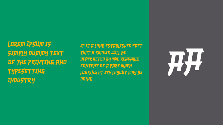 Chinese Brush Font