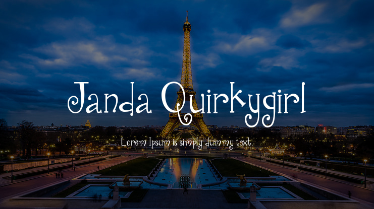 Janda Quirkygirl Font