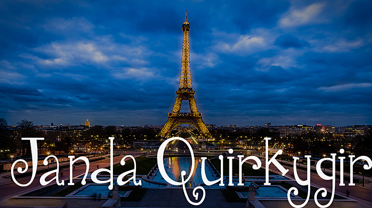 Janda Quirkygirl Font
