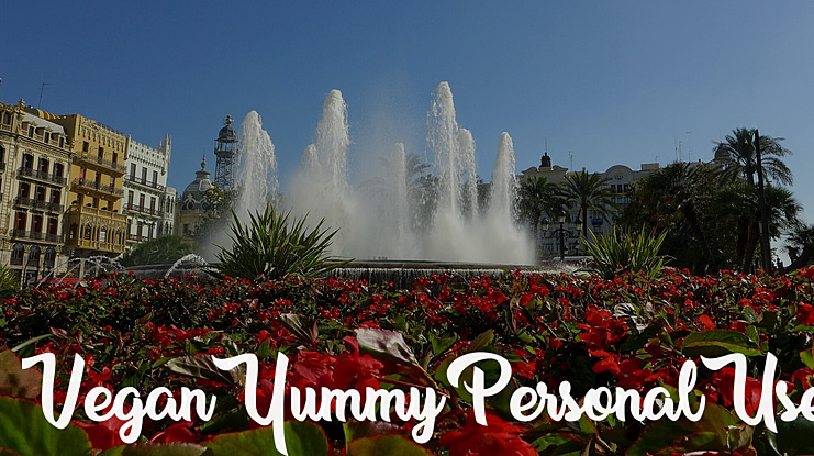 Vegan Yummy Personal Use Font