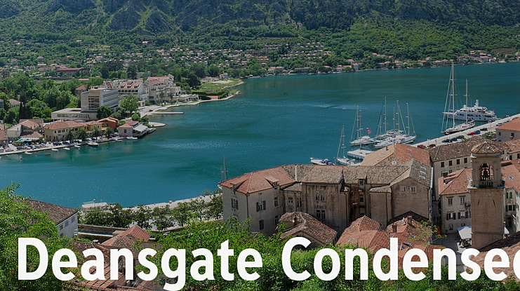 Deansgate Condensed Font