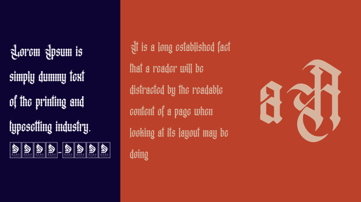 Dark Regent Font