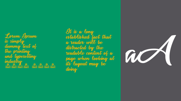 Star Light Personal Use Font