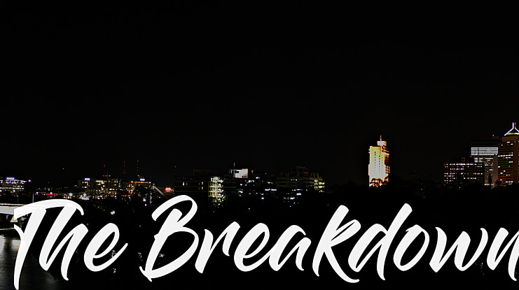 The Breakdown Font