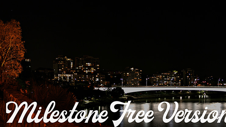 Milestone Free Version Font