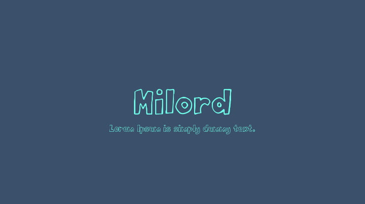 Milord Font Family