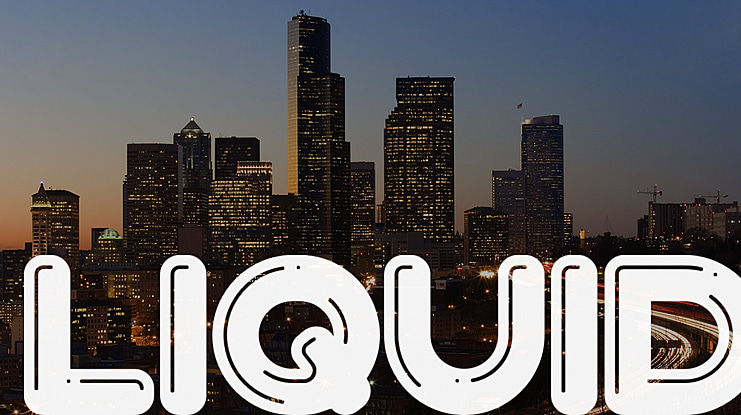 Liquid Font Family
