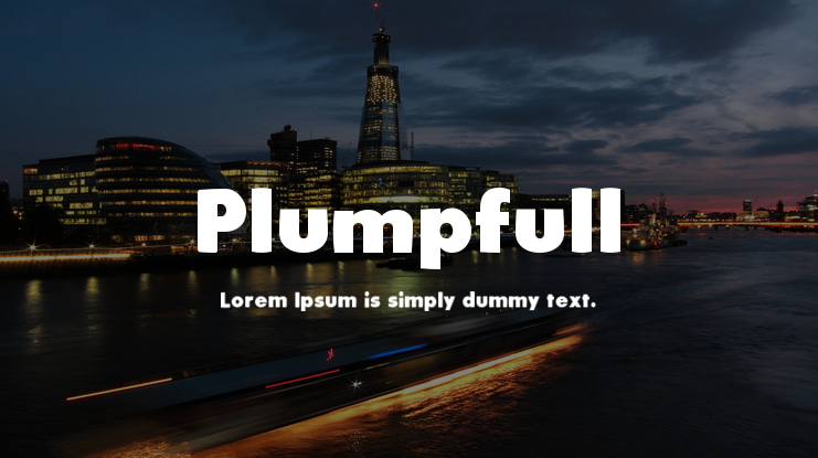 Plumpfull Font