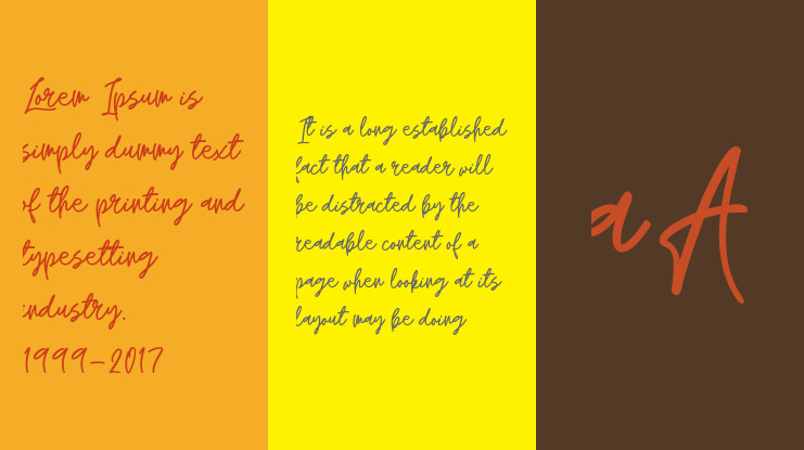 Marigold Symphony Personal Use Font