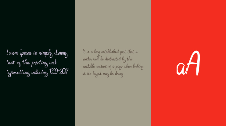 Blue Island Stylish Cute Cursive Font