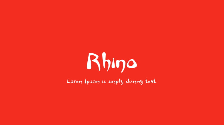 Mac Rhino Fonts Free Download