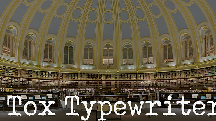 Tox Typewriter Font