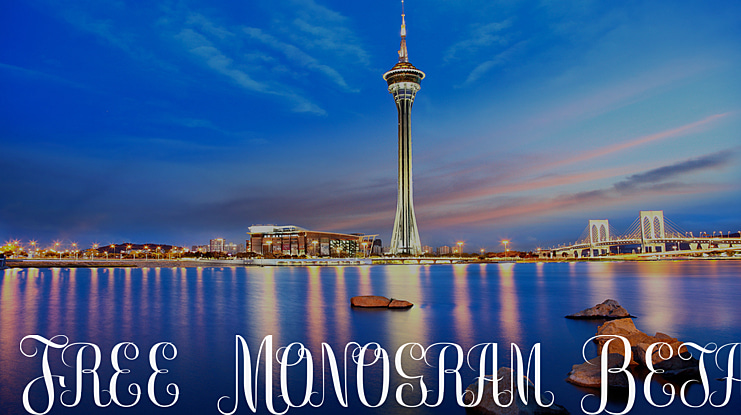 Free Monogram Beta Font Family