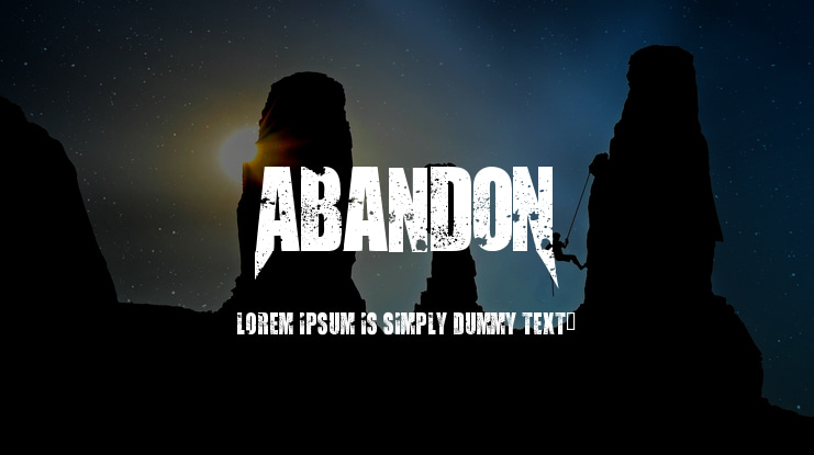 AbandoN Font