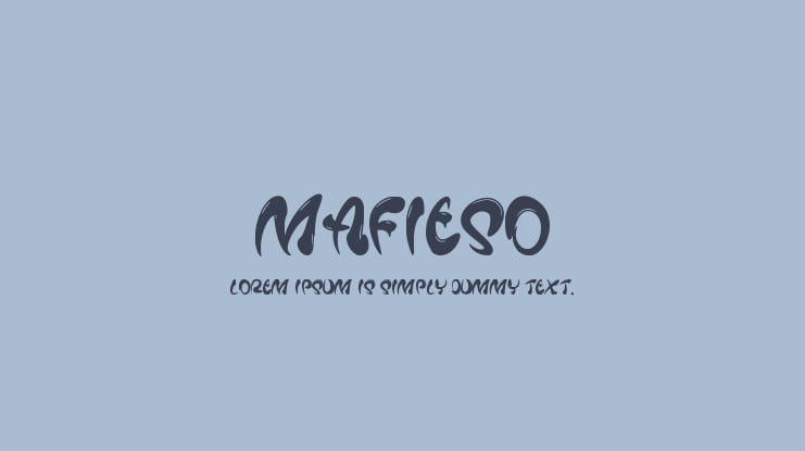Mafieso Font