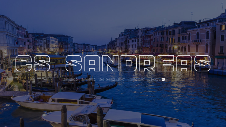 CS Sandreas Font