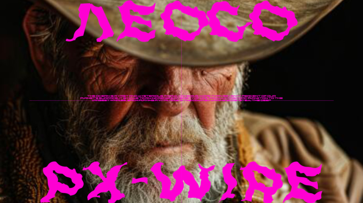 Aeogo Px Wire Font