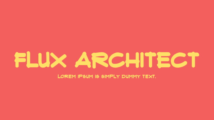 Flux Architect Font Family