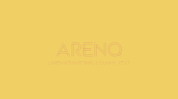 Arenq Font
