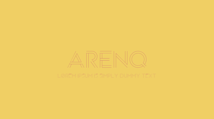 Arenq Font