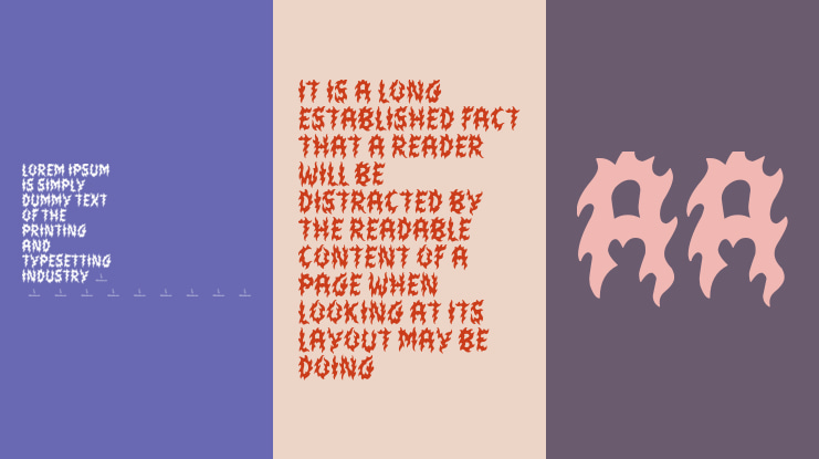 Burning Bush Font