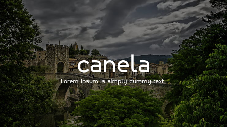 canela Font Family