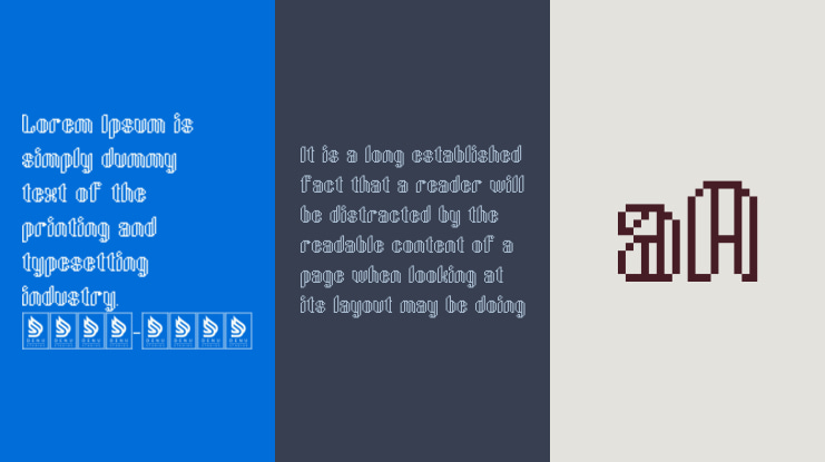 Bitmap Loft Font