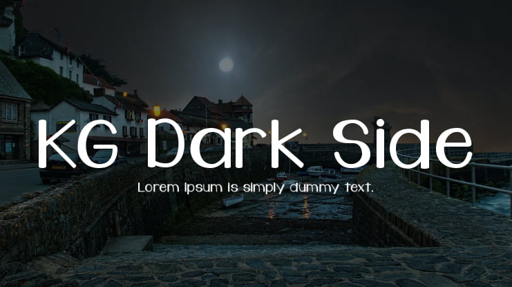 KG Dark Side Font