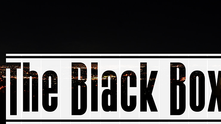 The Black Box Font Family