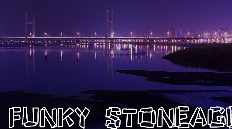 Funky Stoneage Font