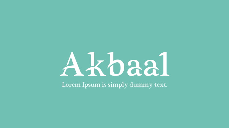 Akbaal Font