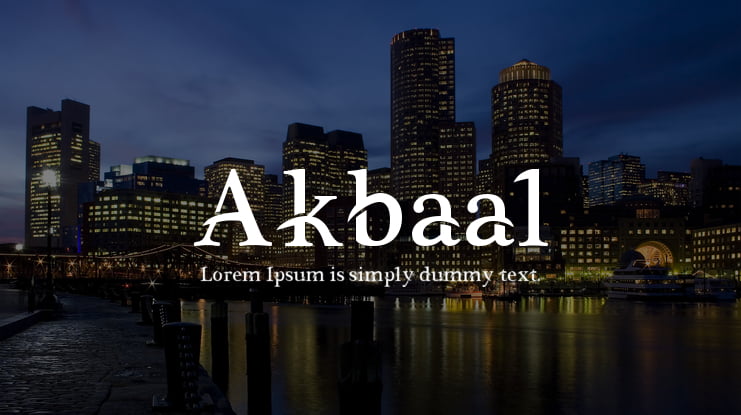 Akbaal Font