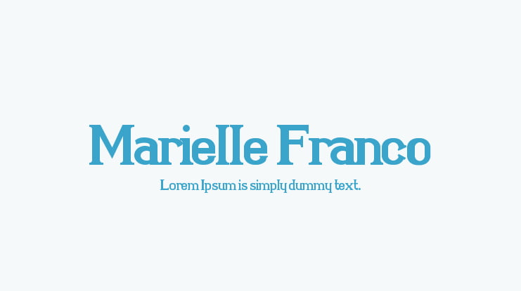 Marielle Franco Font Family