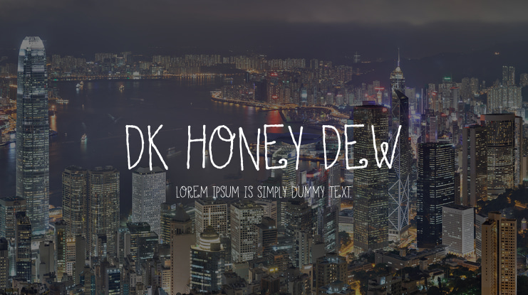 DK Honey Dew Font