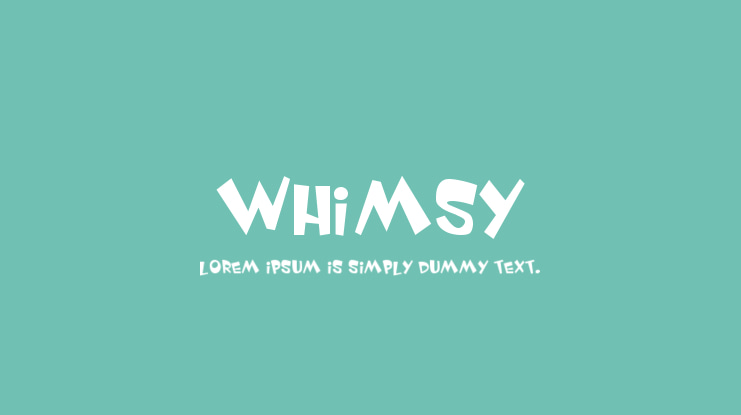 Whimsy Font
