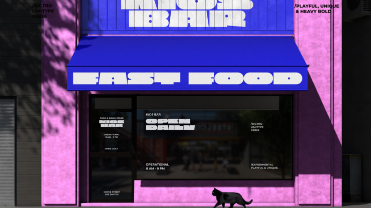 Bigtro Bold Display Font