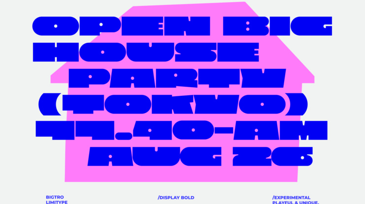Bigtro Bold Display Font