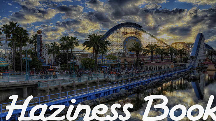 Haziness Book Font Family