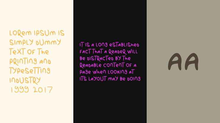 ChocoHans Trial Font