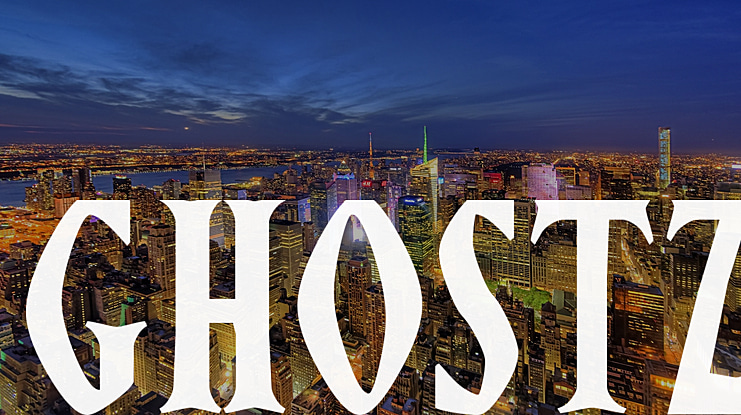 Ghostz Font Family