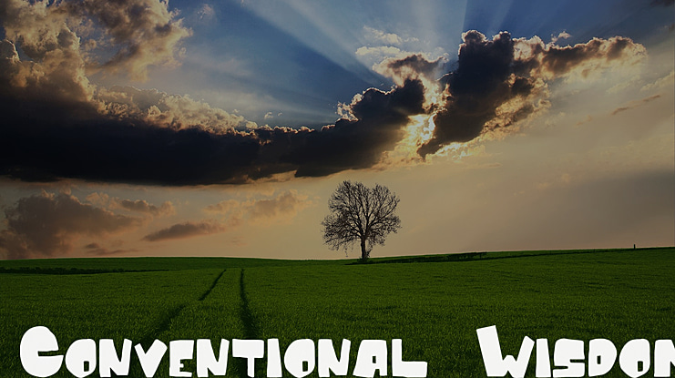 Conventional Wisdom Font