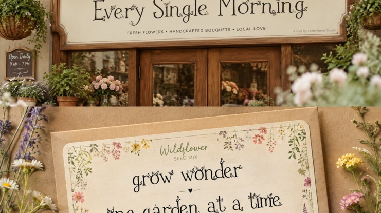 Adora Butterfly Personal Use Font