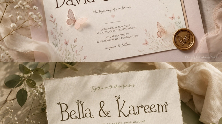 Adora Butterfly Personal Use Font