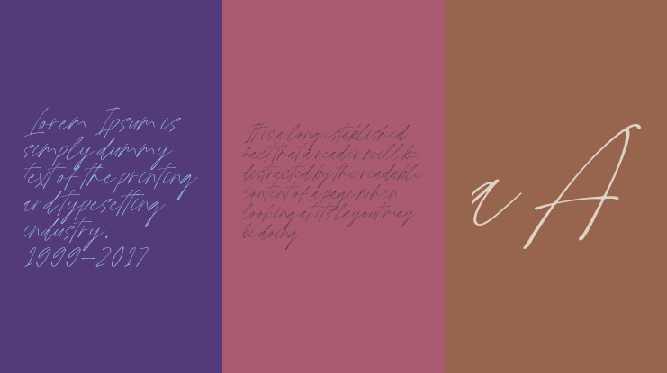 Nathing Still Font