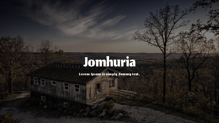 Jomhuria Font