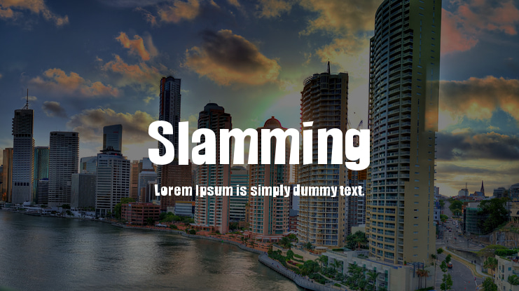 Slamming Font