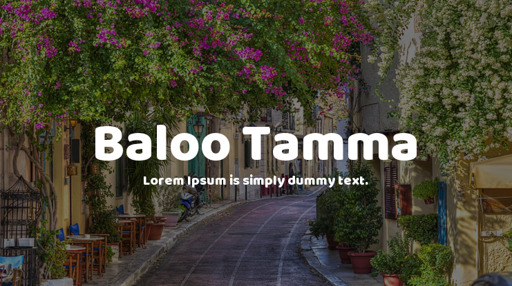 Baloo Tamma Font