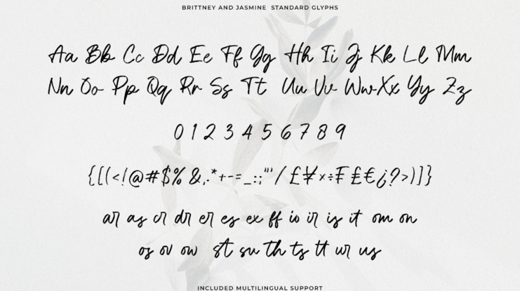 Brittney Jasmine Font
