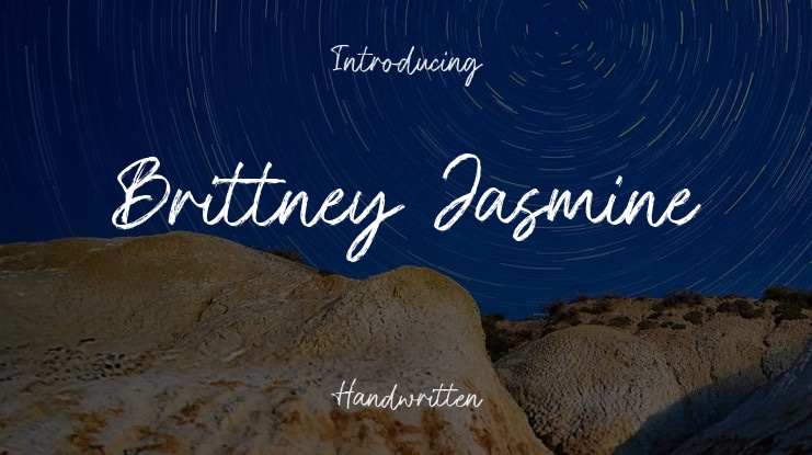 Brittney Jasmine Font