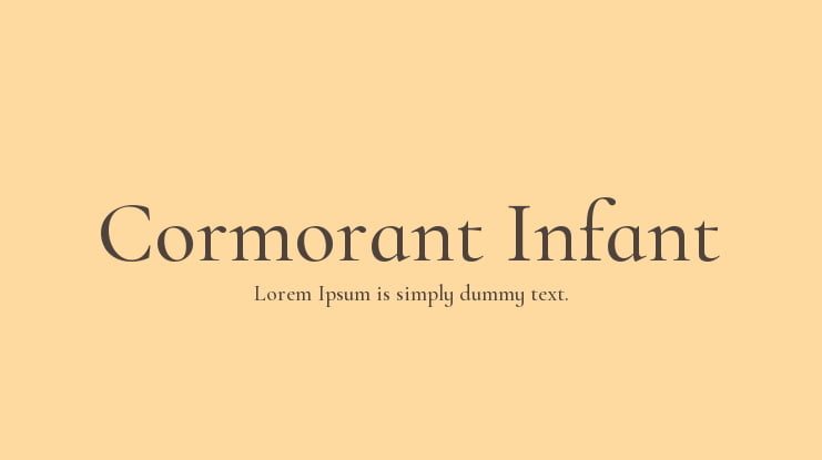 Cormorant Infant Font Family
